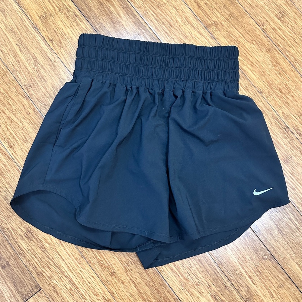 Nike Dri fit ultra high waisted shorts